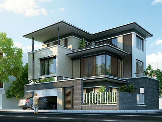 Khái lược về mẫu nhà 2 tầng rưỡi mái thái