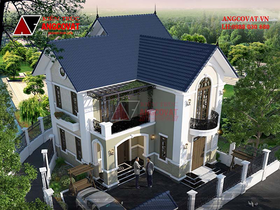 trang trí nóc nhà mái thái cho những công trình thấp