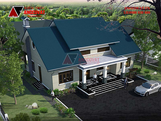 trang trí nóc nhà mái thái 1 tầng
