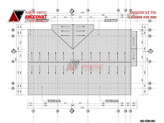 mặt bằng bản vẽ nhà cấp 4 3 phòng ngủ 4