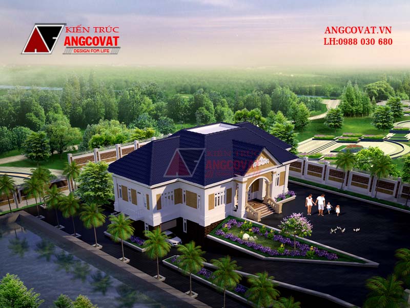 Những đặc điểm dễ nhận biết của thiết kế biệt thự kiểu Pháp