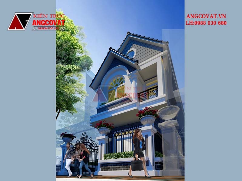 Thiết kế biệt thự 2 tầng đẹp diện tích nhỏ - Mẫu số 3