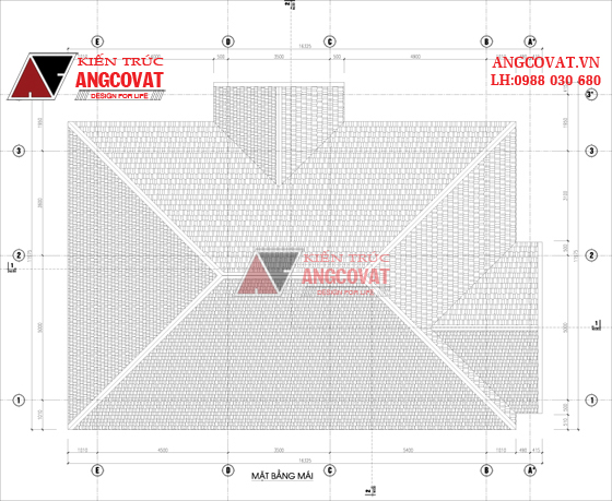 Thiết kế nhà 1 tầng 100m2 mặt tiền 8m phong cách cổ điển ở Thanh Hóa