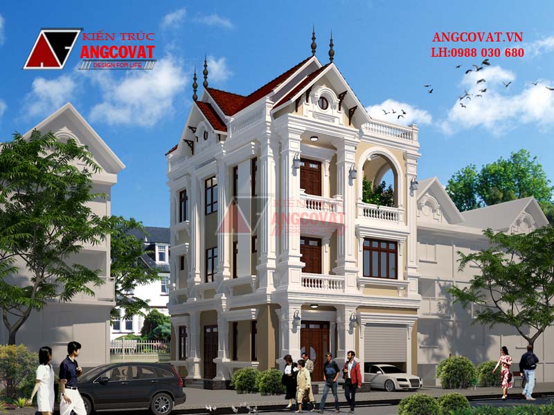 Những đặc điểm dễ nhận biết của thiết kế biệt thự kiểu Pháp