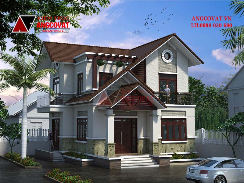Xây nhà 2 tầng diện tích 80m2 tại Hà Nam