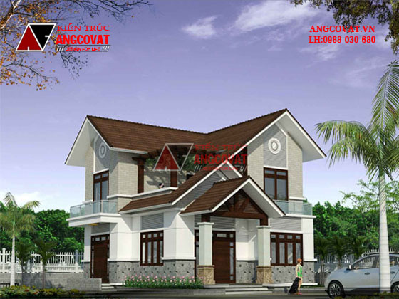 Tư vấn xây nhà 2 tầng 80m2 mái thái đẹp tại xứ Thanh