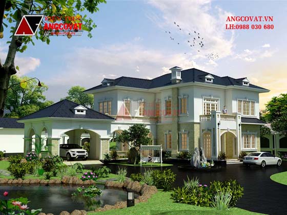 Những đặc điểm dễ nhận biết của thiết kế biệt thự kiểu Pháp