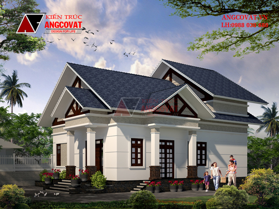 Thiết kế nhà 1 tầng diện tích nhỏ đẹp