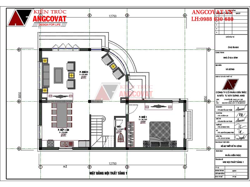 Thiết kế biệt thự 3 tầng đẹp diện tích nhỏ - Mẫu số 6