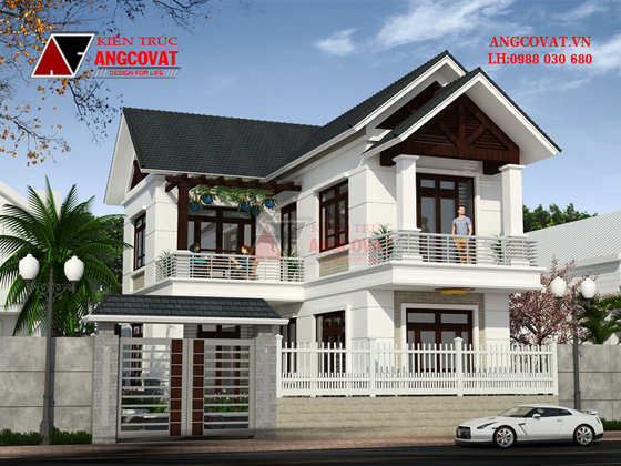 Xây nhà 2 tầng 800 triệu đẹp khiến bao gia chủ mơ ước